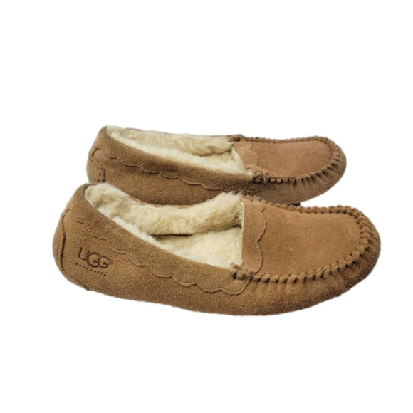 UGG Camel Color Loafer Fur interior - Picture 1 of 15